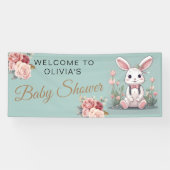Wir freuen uns sehr über die kleine Bunny Baby Dus Banner (Horizontal)