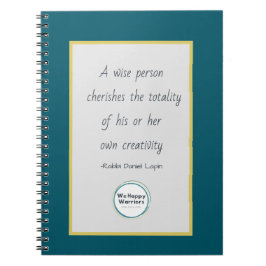 Wir freuen uns, Warriors Notebook Notizblock