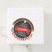 Wir fügen unserer Familie S'more Liebe hinzu - Bab Geschenkanhänger (Beispiel)