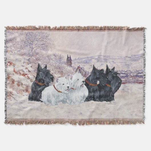 Wir fünf im Winter Decke (Vorderseite)