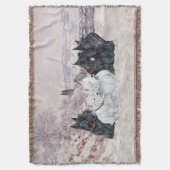 Wir fünf Winter Decke (Vorderseite Vertikal)