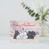 Wir fünf Winter Postkarte (Stehend Vorderseite)