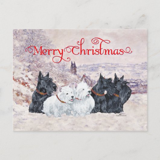 Wir fünf Winter Postkarte (Vorderseite)