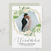 Wir gaben die Knot-Grün-Elopted Ankündigung (Vorne/Hinten)