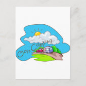 Wir gehen Camping Postkarte (Vorderseite)