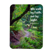 Wir gehen durch den Glauben Magnet (Vertikal)