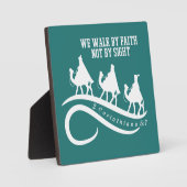 Wir gehen durch den Glauben, nicht durch Christlic Fotoplatte (Vorderseite)