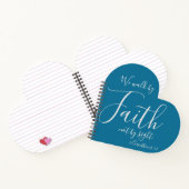 Wir gehen durch den Glauben Notizblock (Innenseite)