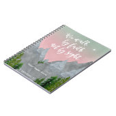 wir gehen durch Glauben, nicht durch Ansichtsschri Notizblock (Linke Seite)