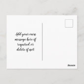 Wir gehen durch Glauben, nicht durch Ansichtsschri Postkarte (Rückseite)