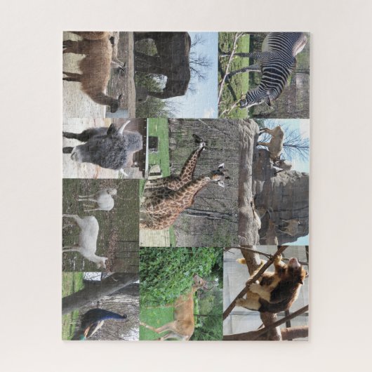 Wir gehen in den Zoo Puzzle (Vertikal)
