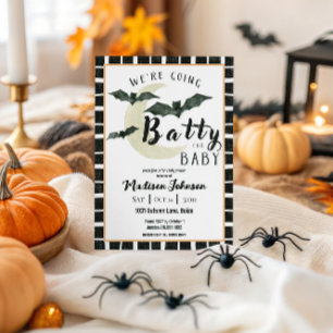 Wir gehen los für Baby Oktober Babydusche Einladung