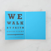 Wir gehen mit dem Zitat zur Glaubenskarte Karte (Innenseite)