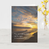 Wir gehen mit der Glaubenskarte Karte (Gelbe Blume)