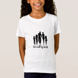Wir gehen mit Glauben Familien-T-Shirt T-Shirt