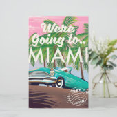 Wir gehen nach Miami Briefpapier (Stehend Vorderseite)