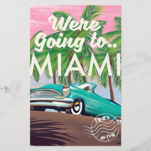 Wir gehen nach Miami Briefpapier (Vorderseite)