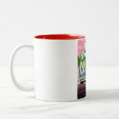 Wir gehen nach Miami Zweifarbige Tasse (Links)