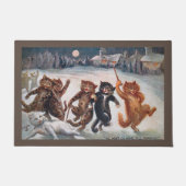 WIR GEHEN NICHT BIS MORGEN ZUHAUSE, Louis Wain Fußmatte (Vorderseite)