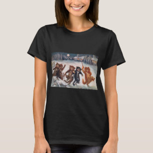 WIR GEHEN NICHT BIS MORGEN ZUHAUSE, Louis Wain T-Shirt
