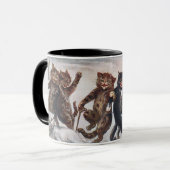 WIR GEHEN NICHT BIS MORGEN ZUHAUSE, Louis Wain Tasse (Vorderseite Links)