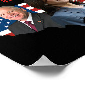 Wir gehen nicht Kamala Harris W 2024 Präsident Po Poster (Ecke)