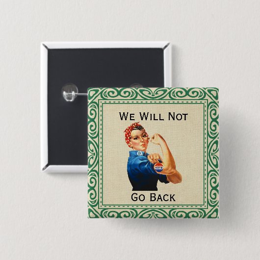 Wir gehen nicht zurück button (Vorne & Hinten)