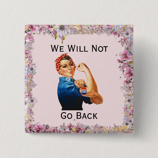 Wir gehen nicht zurück button (Vorderseite)