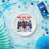 Wir gehen nicht zurück Harris Waltz, Frau Präsiden Pappteller (Party)