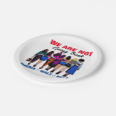 Wir gehen nicht zurück Harris Waltz, Frau Präsiden Pappteller (Schrägansicht)