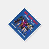 Wir gehen nicht zurück Harris Waltz, Frau Präsiden Serviette (Ecke)