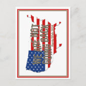 Wir gehen nicht zurück in die USA Postkarte (Vorderseite)