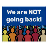 Wir gehen NICHT zurück Poster (Vorderseite)