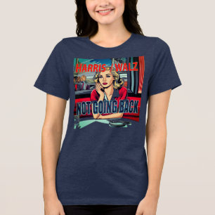Wir gehen nicht zurück Tri-Blend shirt