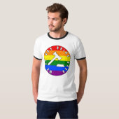Wir gehen nicht zurück zu den Rechten des PRIDE T-Shirt (Vorne ganz)