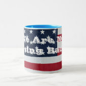 Wir gehen nicht zurück! zweifarbige tasse (Mittel)