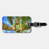 wir gehen zum strand gepäckanhänger (Vorderseite horizontal)