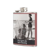 Wir gehen zusammen Flasche Flachmann (Links)