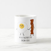 Wir gehen zusammen wie Bacon & Eggs Niedlich Kawai Kaffeetasse (Mittel)