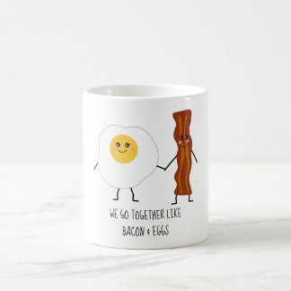 Wir gehen zusammen wie Bacon & Eggs Niedlich Kawai Kaffeetasse