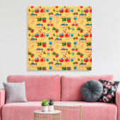 Wir gehen zusammen wie .. doodle art leinwanddruck (Insitu (Wohnzimmer))