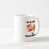 Wir gehen zusammen wie Erdnussbutter und Gelee Kaffeetasse (VorderseiteRechts)
