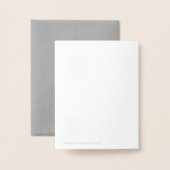 Wir gehen zusammen wie Herr & Herr Gay Valentinsta Folienkarte (Rückseite mit Umschlag)