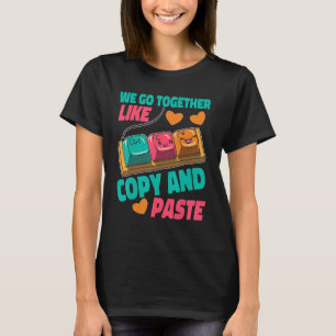 Wir gehen zusammen wie Kopieren und Einfügen T-Shirt