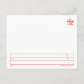 Wir gehören einander an - Fragepostkarte Postkarte (Rückseite)