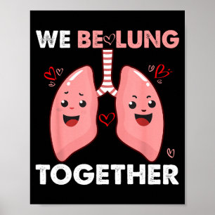 Wir gehören zusammen Frohen Valentinstag Kuppler Poster