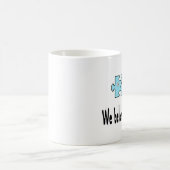 Wir gehören zusammen kaffeetasse (Mittel)