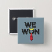Wir gewinnen Donald Trump 2024 Button (Vorne & Hinten)