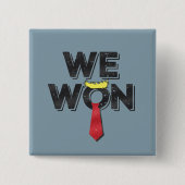 Wir gewinnen Donald Trump 2024 Button (Vorderseite)