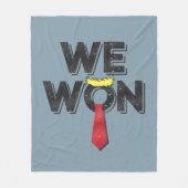 Wir gewinnen Donald Trump 2024 Fleecedecke (Vorderseite)